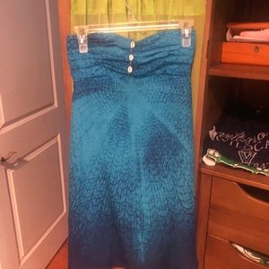 Free People Strapless Beachy Dress
